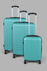 Redtag-Luggage-Trolley--(20-Inch)-Green-Hard-Luggage-Travel-Accessories-