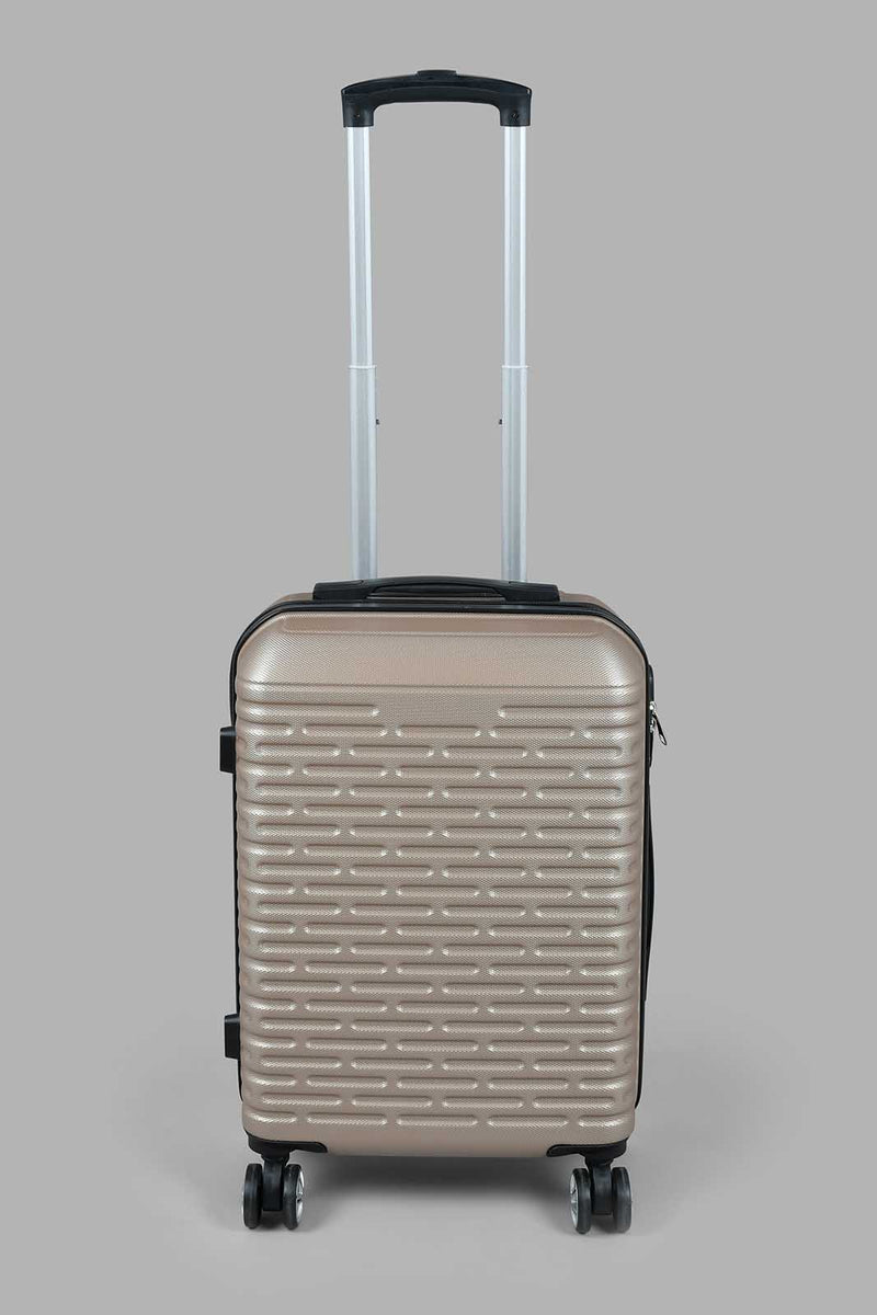 Redtag-Luggage-Trolley--(20-Inch)-Champagne-Hard-Luggage-Travel-Accessories-