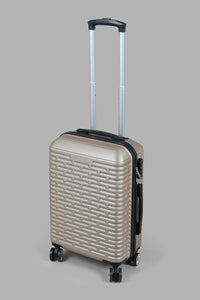 Redtag-Luggage-Trolley--(20-Inch)-Champagne-Hard-Luggage-Travel-Accessories-