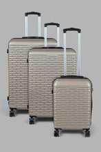 تنزيل الصورة على معرض الصور، Redtag-Luggage-Trolley--(20-Inch)-Champagne-Hard-Luggage-Travel-Accessories-
