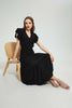 Redtag-Black-Lace-Dress-With-Belt-Dresses-Women's-