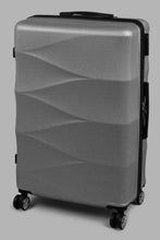 تنزيل الصورة على معرض الصور، Redtag-Luggage-Trolley-(24-Inch)-Silver-Hard-Luggage-Travel-Accessories-
