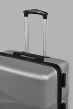 تنزيل الصورة على معرض الصور، Redtag-Luggage-Trolley-(24-Inch)-Silver-Hard-Luggage-Travel-Accessories-
