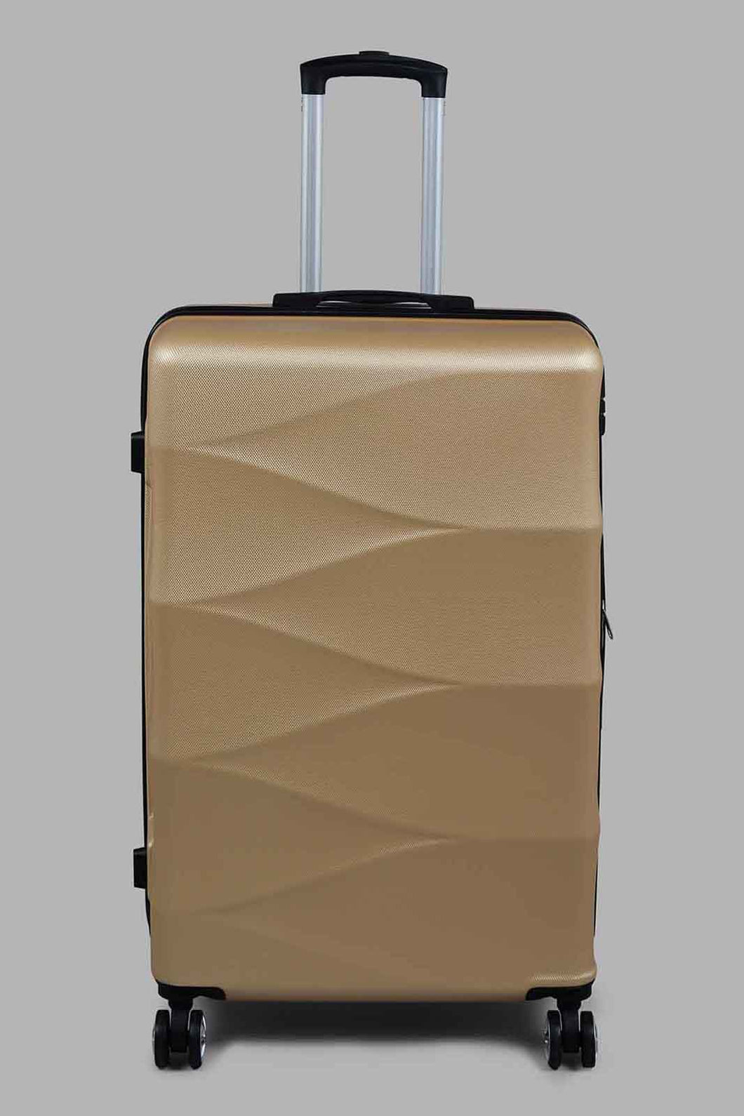 Redtag-Luggage-Trolley-(24-Inch)-Light-Gold-Hard-Luggage-Travel-Accessories-