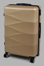 تنزيل الصورة على معرض الصور، Redtag-Luggage-Trolley-(24-Inch)-Light-Gold-Hard-Luggage-Travel-Accessories-
