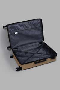 Redtag-Luggage-Trolley-(24-Inch)-Light-Gold-Hard-Luggage-Travel-Accessories-