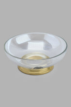 تنزيل الصورة على معرض الصور، Redtag-Gold-Clear-Glass-Soap-Dish-Soap-Dishes-Home-Bathroom-
