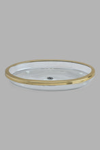 Load image into Gallery viewer, Redtag-Gold-Clear-Glass-Amenity-Tray-Amenity-Trays-Home-Bathroom-
