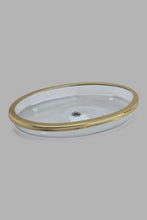 Load image into Gallery viewer, Redtag-Gold-Clear-Glass-Amenity-Tray-Amenity-Trays-Home-Bathroom-
