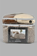 Load image into Gallery viewer, Redtag-Grey-7-Piece-Embroidery-Comforter-Set-(King-Size)-Comforters-Home-Bedroom-

