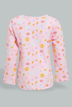 Load image into Gallery viewer, Redtag-Multi-Colour-Sweet-Dreams-2Pcs-Pack-Short-&amp;-Full-Length-Pyjama-Set-Colour:Assorted,-Filter:Infant-Girls-(3-to-24-Mths),-Infant-Girls-Pyjama-Sets,-New-In,-New-In-ING,-Non-Sale,-S22B,-Section:Kidswear-Infant-Girls-3 to 24 Months
