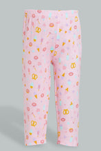 Load image into Gallery viewer, Redtag-Multi-Colour-Sweet-Dreams-2Pcs-Pack-Short-&amp;-Full-Length-Pyjama-Set-Colour:Assorted,-Filter:Infant-Girls-(3-to-24-Mths),-Infant-Girls-Pyjama-Sets,-New-In,-New-In-ING,-Non-Sale,-S22B,-Section:Kidswear-Infant-Girls-3 to 24 Months
