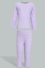 Load image into Gallery viewer, Redtag-Multi-Colour-Shine-Sparkle-2-Pcs-Pack-Short-&amp;-Full-Length-Pyjama-Set-Colour:Assorted,-Filter:Infant-Girls-(3-to-24-Mths),-Infant-Girls-Pyjama-Sets,-New-In,-New-In-ING,-Non-Sale,-S22B,-Section:Kidswear-Infant-Girls-3 to 24 Months
