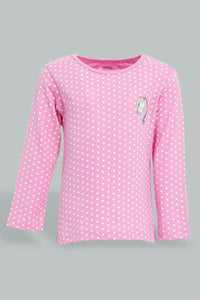 Redtag-Multi-Colour-Unicorn-Print-2Pcs-Pack-Short-&-Full-Length-Pyjama-Set-Colour:Assorted,-Filter:Infant-Girls-(3-to-24-Mths),-Infant-Girls-Pyjama-Sets,-New-In,-New-In-ING,-Non-Sale,-S22B,-Section:Kidswear-Infant-Girls-3 to 24 Months