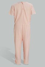 Load image into Gallery viewer, Redtag-Coral-Pleated-Jumpsuit-Jumpsuits-Infant-Girls-3 to 24 Months
