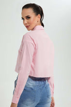 Load image into Gallery viewer, Redtag-Pink-Collared-Shirt-Casual-Shirts-Women&#39;s-
