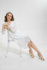 Redtag-White-Textured-Dress-Dresses-Women's-