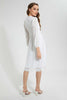 Redtag-White-Textured-Dress-Dresses-Women's-