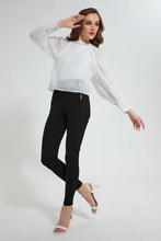 تنزيل الصورة على معرض الصور، Redtag-White-Textured-Blouse-Blouses-Women&#39;s-
