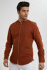 Redtag-Rust-Zipper-Shirt-Casual-Shirts-Men's-