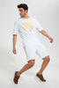 Redtag-White-Gold-Foil-Printed-Loungewear-Short-Loungewear-Men's-