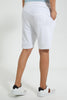 Redtag-White-Short-With-Studs-Active-Shorts-Men's-