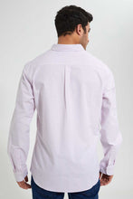 تنزيل الصورة على معرض الصور، Redtag-Pink-Stripes-Oxford-Shirt-Casual-Shirts-Men&#39;s-
