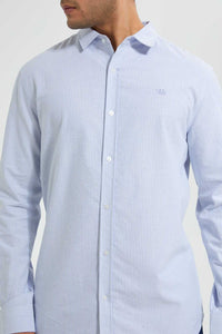 Redtag-Blue-Stripes-Oxford-Shirt-Casual-Shirts-Men's-