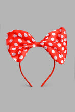 Load image into Gallery viewer, Redtag-Red-Polka-Dot-Headband-For-Girls-Colour:Red,-Filter:Girls-Accessories,-GIR-Head-Bands,-New-In,-New-In-GIR-ACC,-Non-Sale,-S22A-Girls-
