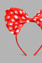 Load image into Gallery viewer, Redtag-Red-Polka-Dot-Headband-For-Girls-Colour:Red,-Filter:Girls-Accessories,-GIR-Head-Bands,-New-In,-New-In-GIR-ACC,-Non-Sale,-S22A-Girls-
