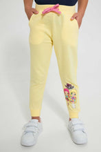 Load image into Gallery viewer, Redtag-Yellow-Na-Na-Doll-Active-Track-Pant-Joggers-Girls-2 to 8 Years
