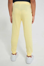 Load image into Gallery viewer, Redtag-Yellow-Na-Na-Doll-Active-Track-Pant-Joggers-Girls-2 to 8 Years
