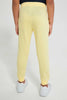 Redtag-Yellow-Na-Na-Doll-Active-Track-Pant-Joggers-Girls-2 to 8 Years