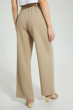 Load image into Gallery viewer, Redtag-Sand-Wide-Leg-Pant-With-Belt-Leggings-Women&#39;s-
