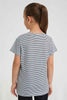 Redtag-Black-And-White-Stripe-T-Shirt-With-Tweety-Placement-Print-Character,-Colour:Assorted,-Filter:Girls-(2-to-8-Yrs),-Girls-T-Shirts,-New-In,-New-In-GIR,-Non-Sale,-S22B,-Section:Kidswear,-TBL-Girls-2 to 8 Years