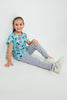 Redtag-Mint-Printed-Micky-And-Minnie-Short-Sleeve--Casual-T-Shirts-Character,-Colour:Mint,-Filter:Girls-(2-to-8-Yrs),-Girls-T-Shirts,-New-In,-New-In-GIR,-Non-Sale,-S22B,-Section:Kidswear,-TBL-Girls-2 to 8 Years