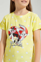 تنزيل الصورة على معرض الصور، Redtag-Lt.-Yellow-Printed-Bunny---Short-Sleeve--Casual-T-Shirts-Character,-Colour:Yellow,-Filter:Girls-(2-to-8-Yrs),-Girls-T-Shirts,-New-In,-New-In-GIR,-Non-Sale,-S22B,-Section:Kidswear,-TBL-Girls-2 to 8 Years
