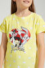 Redtag-Lt.-Yellow-Printed-Bunny---Short-Sleeve--Casual-T-Shirts-Character,-Colour:Yellow,-Filter:Girls-(2-to-8-Yrs),-Girls-T-Shirts,-New-In,-New-In-GIR,-Non-Sale,-S22B,-Section:Kidswear,-TBL-Girls-2 to 8 Years