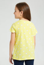 تنزيل الصورة على معرض الصور، Redtag-Lt.-Yellow-Printed-Bunny---Short-Sleeve--Casual-T-Shirts-Character,-Colour:Yellow,-Filter:Girls-(2-to-8-Yrs),-Girls-T-Shirts,-New-In,-New-In-GIR,-Non-Sale,-S22B,-Section:Kidswear,-TBL-Girls-2 to 8 Years
