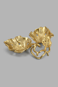 Redtag-Gold-Twin-Leaf-Decorative-Platter-Platter-Home-Decor-