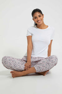Redtag-Pale-Pink-Printed-Pyjama-Bottom-Pyjama-Bottoms-Women's-