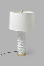 Load image into Gallery viewer, Redtag-White-Decorative-Pillar-Table-Lamp-Table-Lamps-Home-Decor-
