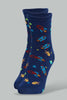 Redtag-Assorted-3-Pk-Rocket-Long-Socks-Full-Length-Socks-Boys-2 to 8 Years