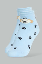 Load image into Gallery viewer, Redtag-Assorted-3-Pk-Paw-Ankle-Socks-Ankle-Socks-Boys-2 to 8 Years
