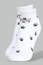 Load image into Gallery viewer, Redtag-Assorted-3-Pk-Paw-Ankle-Socks-Ankle-Socks-Boys-2 to 8 Years
