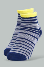 Load image into Gallery viewer, Redtag-Assorted-3Pk-Spot-And-Stripe-Ankle-Socks-365,-BOY-Socks,-Category:Socks,-Colour:Navy,-ESS,-Filter:Boys-(2-to-8-Yrs),-New-In,-New-In-BOY-APL,-Non-Sale,-Section:Kidswear-Boys-
