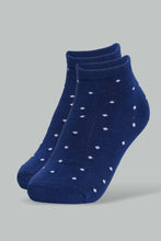 Load image into Gallery viewer, Redtag-Assorted-3Pk-Spot-And-Stripe-Ankle-Socks-365,-BOY-Socks,-Category:Socks,-Colour:Navy,-ESS,-Filter:Boys-(2-to-8-Yrs),-New-In,-New-In-BOY-APL,-Non-Sale,-Section:Kidswear-Boys-
