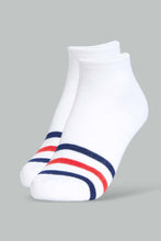 Load image into Gallery viewer, Redtag-Assorted-3Pk-Stripe-And-Plain-Socks-365,-BOY-Socks,-Category:Socks,-Colour:White,-ESS,-Filter:Boys-(2-to-8-Yrs),-New-In,-New-In-BOY-APL,-Non-Sale,-Section:Kidswear-Boys-
