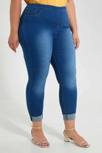 تنزيل الصورة على معرض الصور، Redtag-Blue-Jegging-Jeggings-Women&#39;s-
