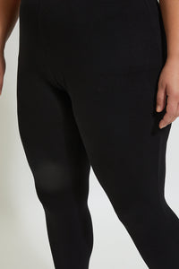 Redtag-Black-Basic-Legging-Leggings-Women's-